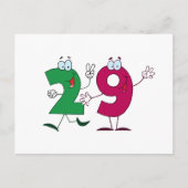 Happy Number 29 Briefkaart (Voorkant)