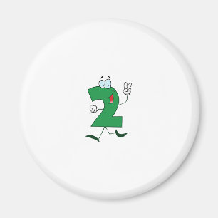 Happy Number 2 Magneet