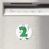 Happy Number 2 Magneet (Insitu (Vaatwasser))