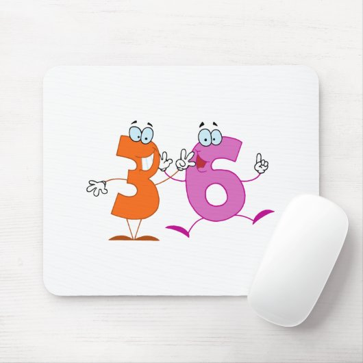 Happy Number 36 Muismat (Met muis)