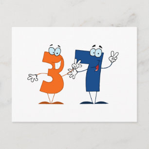 Happy Number 37 Briefkaart