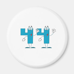 Happy Number 44 Magneet