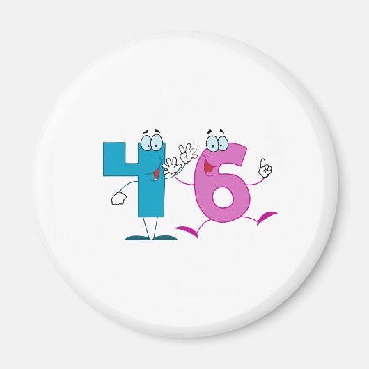 Happy Number 46 Magneet (Voorkant)