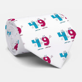 Happy Number 49 Stropdas (Opgerold)