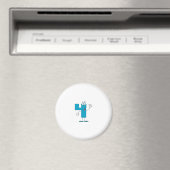 Happy Number 4 Magneet (Insitu (Vaatwasser))