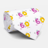 Happy Number 60 Stropdas (Opgerold)