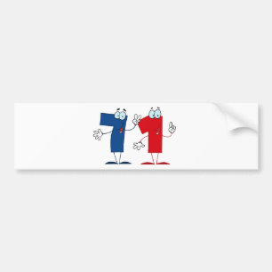 Happy Number 71 Bumpersticker