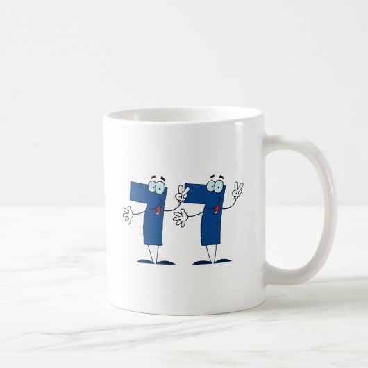Happy Number 77 Koffiemok (Rechts)