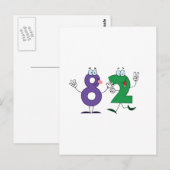 Happy Number 82 Briefkaart (Voorkant / Achterkant)