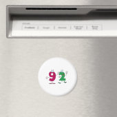 Happy Number 92 Magneet (Insitu (Vaatwasser))