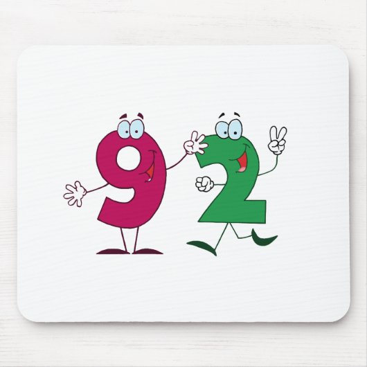 Happy Number 92 Muismat (Voorkant)