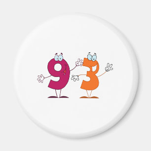 Happy Number 93 Magneet