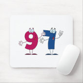 Happy Number 97 Muismat (Met muis)