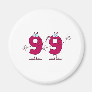 Happy Number 99 Magneet