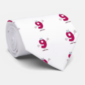 Happy Number 9 Stropdas (Opgerold)