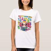 Happy Numbers Cute Maths T Shirt for Kids (Voorkant)