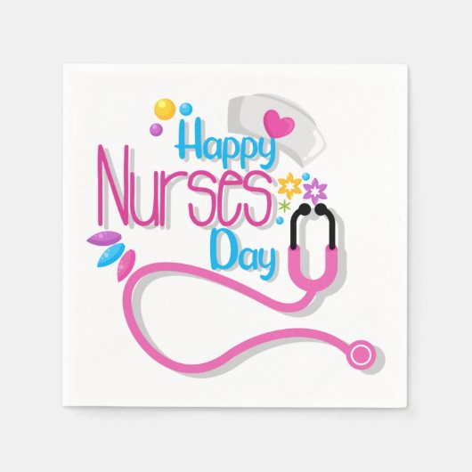 Happy Nurse Day Paper Servet (Voorkant)