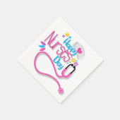 Happy Nurse Day Paper Servet (Hoek)