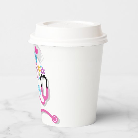 Happy Nurse Day Papieren Bekers (Links)