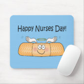 Happy Nurse Nurse's Day Whimsical Bandage Muismat (Met muis)
