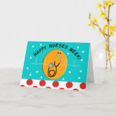 Happy Nurse Week Wenskaart 2 Kaart (Gele Bloem)