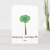 Happy Nurse Week Wenskaart Bedankkaart (Achterkant)