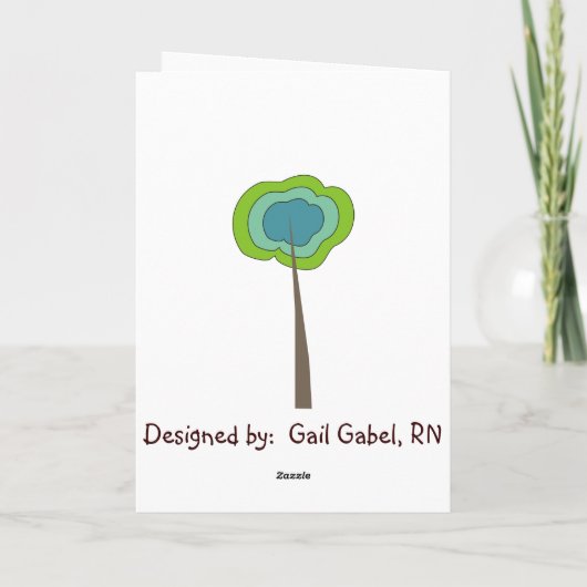 Happy Nurse Week Wenskaart Bedankkaart (Achterkant)