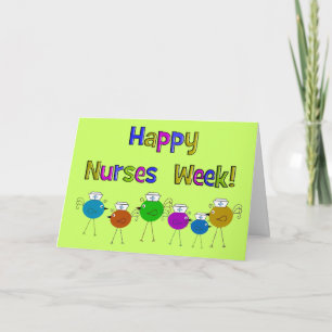Happy Nurse Week Wenskaart Kaart