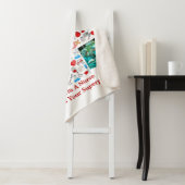 Happy Nurses Dag 4 Fotocollage dwarmonogram Sherpa Deken (In situ)