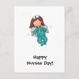 Happy Nurses Day - Angel in Disguise Briefkaart