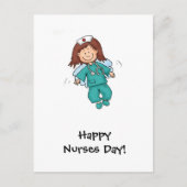 Happy Nurses Day - Angel in Disguise Briefkaart (Voorkant)