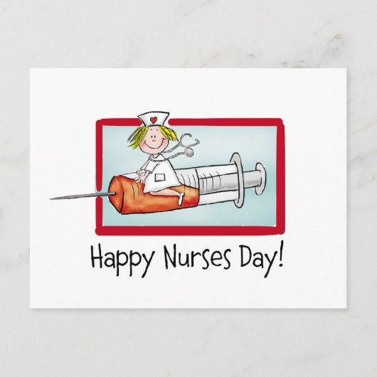 Happy Nurses Day Briefkaart (Voorkant)