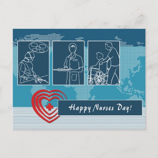 Happy Nurses Day Briefkaarten (Voorkant)
