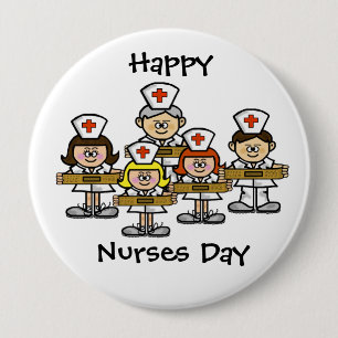 Happy Nurses Day Button