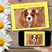Happy Nurses Day Cavalier King Charles Spaniel Kaart