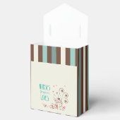 Happy Nurses Day, Cute Bird on Stripes Bedankdoosjes (Geopend)