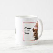 Happy Nurses Day Dachshund-mok Koffiemok (Voorkant rechts)
