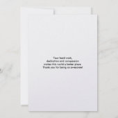 Happy Nurses Day Gray Stethoscope Illustratie Kaart (Achterkant)