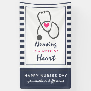 Happy Nurses Day Gray Stethoscope Illustration Spandoek
