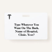 Happy Nurses Day Group-badge Badge (Achterkant)