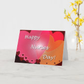 Happy Nurses Day Hearts Kaart (Gele Bloem)