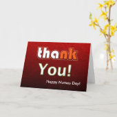 Happy Nurses Day  Kaart (Gele Bloem)