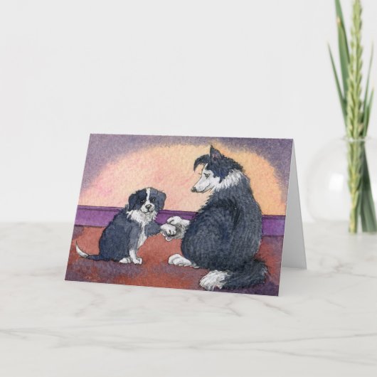 Happy Nurses Day KAART en hond (Voorkant)