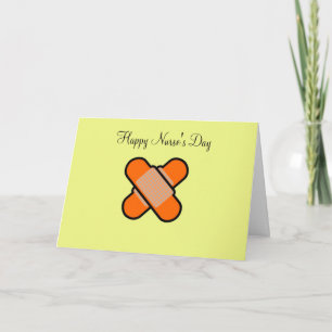 Happy Nurse's Day met pleister voor pleister Bedankkaart