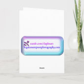 Happy Nurses Day Paarse iris en gele tulpen Kaart (Achterkant)