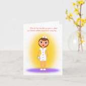 Happy Nurses Day voor een liefhebbende en zorgzame Kaart (Gele Bloem)