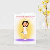Happy Nurses Day voor een liefhebbende, zorgzame v Kaart (Gele Bloem)