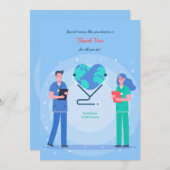 Happy Nurses Day Wenskaart Feestdagenkaart (Voorkant / Achterkant)