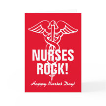 Happy Nurses Day wenskaart voor verpleegweek