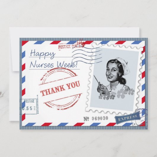 Happy Nurses Week. Aangepaste Kaart herstellen (Voorkant)